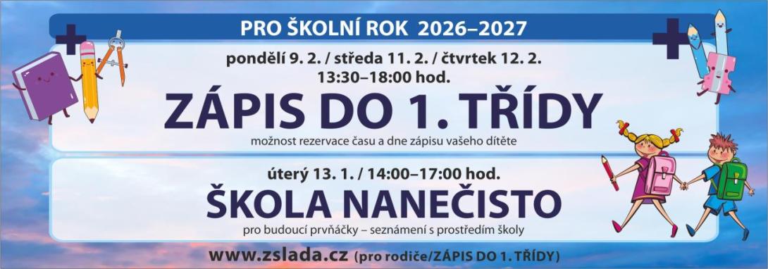Zápis do 1. třídy